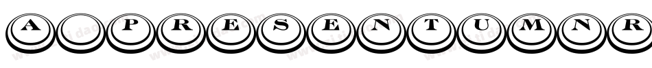 a_PresentumNr (COPY 1)字体转换